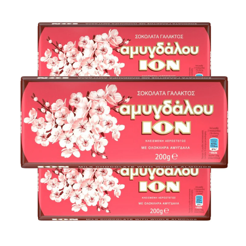 Almond Chocolate ION - 3x200g