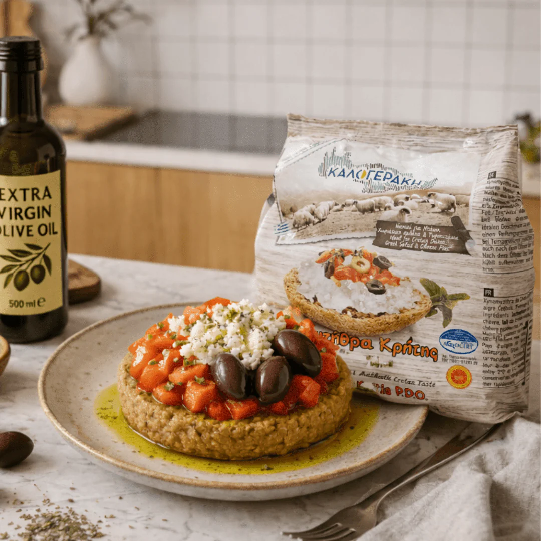 Grated Cretan PDO Xinomizithra – The Secret of Authentic Cretan Dakos (350g)