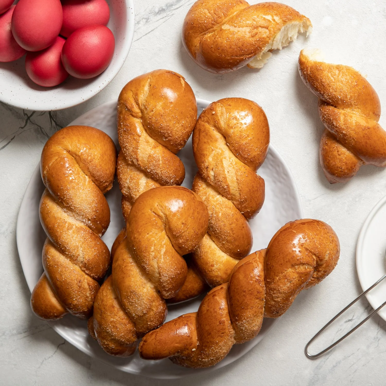 Traditional Greek Braided Koulourakia – Handcrafted – 500g
