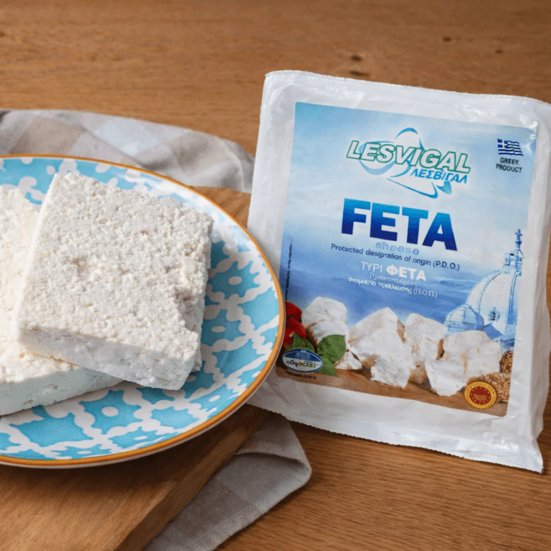 PDO Feta Cheese from Lesbos (Mytilene) – The Authentic Taste of the Aegean (400g)