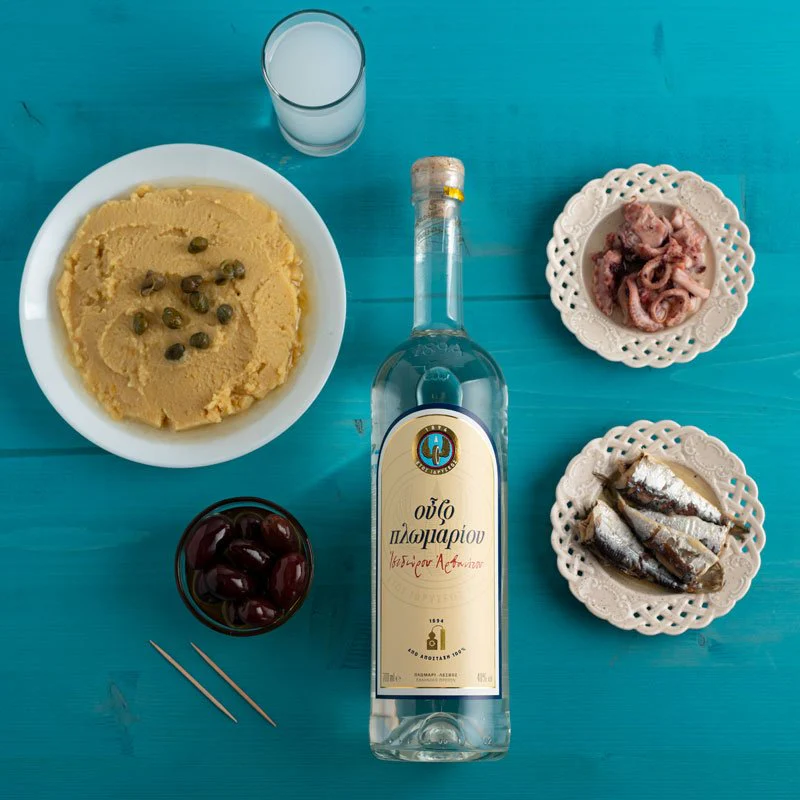 LIMITED EDITION - Ouzo Plomari 3x700ml + 1 glass - Image 4