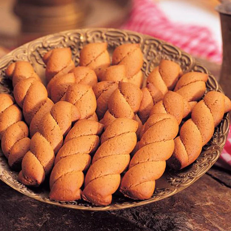 Braided Moustokouloura Biscuits (No Added Sugar) – Traditional Attica (500g)