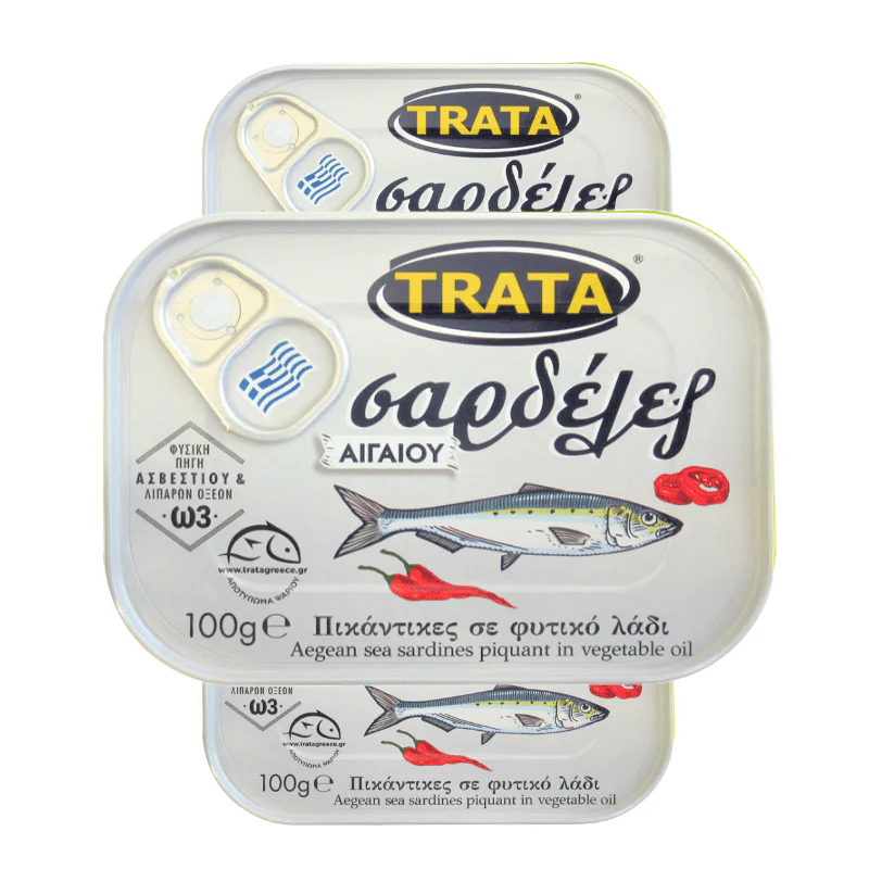 Spicy sardines in vegetable oil - 3x100g